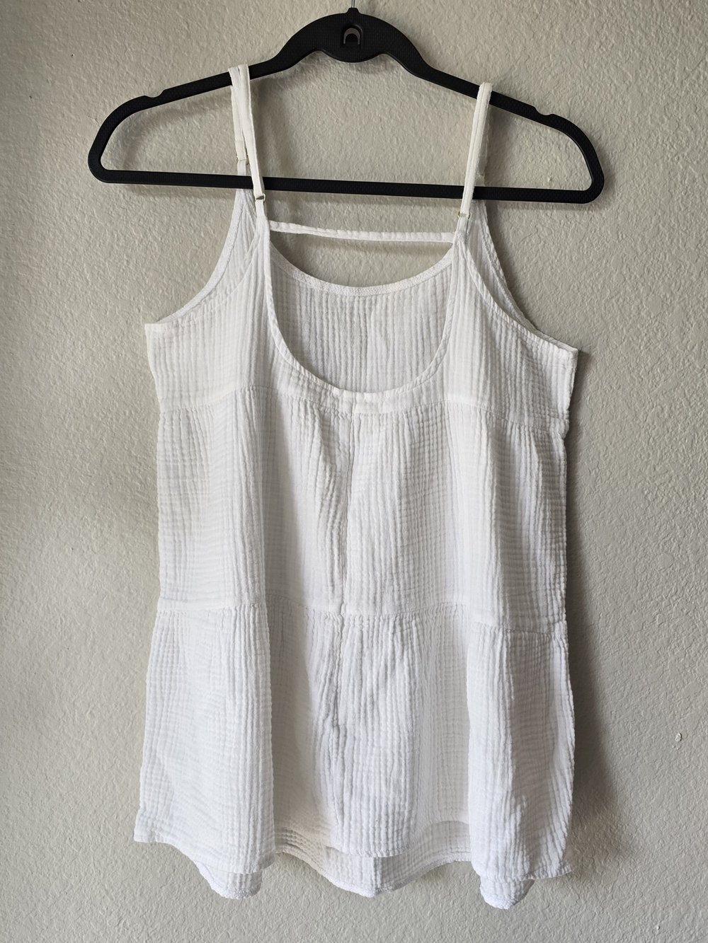 wild fable White Tiered Gauze Camisole with Adjustable Straps - Picture 2 of 3